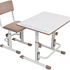 Парта Polini Kids Simple М1 (белый/макиато)