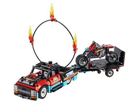 Конструктор LEGO Technic 42106 Шоу трюков на грузовиках и мотоциклах