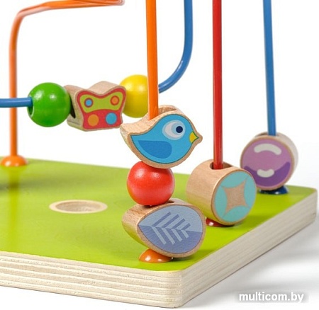 Бизибокс Мир деревянных игрушек Универсальный куб Д260