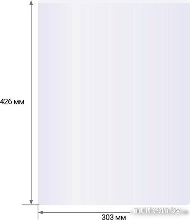 Пленка для ламинирования OfficeSpace А3 125 мкм 100 шт LF7098 (глянцевый, прозрачный)