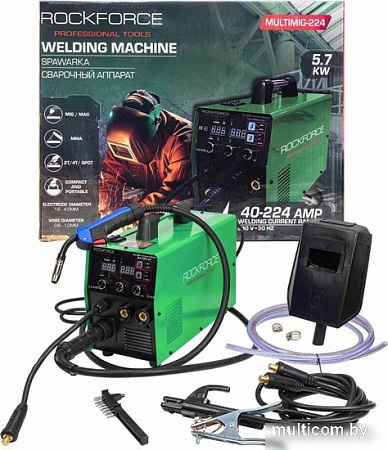 Сварочный инвертор RockForce RF-MULTIMIG-224