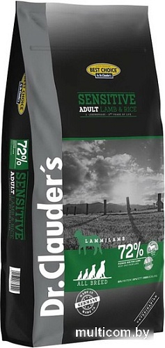 Сухой корм для собак Dr.Clauder`s Sensitive Best Choice Adult Lamb & Rice (с ягненком и рисом) 12.5 кг