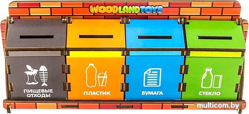 Сортер WoodLand Toys Сортировка мусора 133101