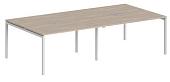 Стол Norden 320x143.8x75 SG.256.OL.44.WH (белый/дуб светлый)