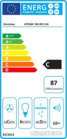 Кухонная вытяжка Electrolux LFP536X