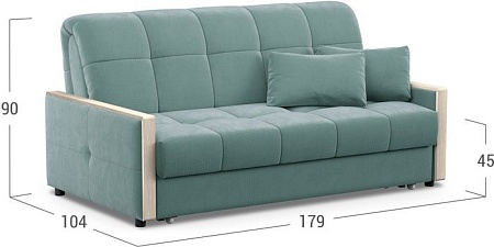 Диван Moon Trade Мадрид 125 002490 (зеленый)