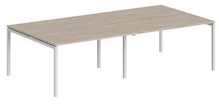 Стол Norden 320x143.8x75 SG.256.OL.44.WH (белый/дуб светлый)