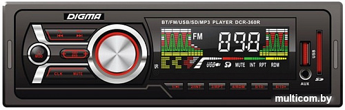 USB-магнитола Digma DCR-360R