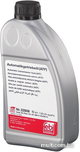 Трансмиссионное масло Febi bilstein ATF 22806 1л (красный)