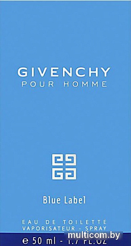 Givenchy Pour Homme Blue Label EdT (50 мл)
