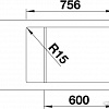 Кухонная мойка Blanco Lantos XL 6 S-IF Compact 523140