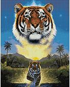 Алмазная мозаика Wizardi Тигр озера 2WD2411