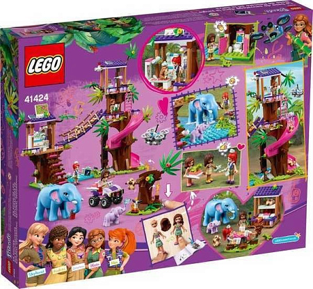 Конструктор LEGO Friends 41424 Джунгли: штаб спасателей