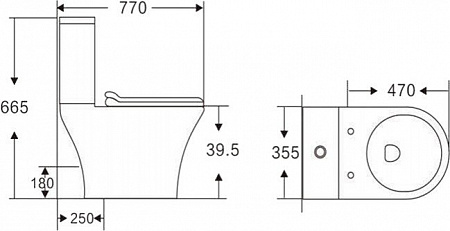 Унитаз Cerutti 1217A