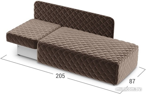 Угловой диван Moon Trade Марсель 087 002688 (левый, коричневый)