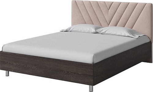 Кровать PROxSON Ora 140x200 (дуб кантербери/Teddy 014 шоколадный бисквит)