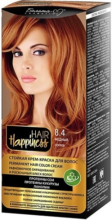 Белита-М Hair Happiness Стойкая 8.4 медный