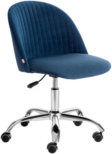 Кресло TetChair Melody (ткань/флок, синий)