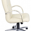 Кресло Новый Стиль MANAGER steel chrome ECO-07 (бежевый)