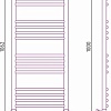 Полотенцесушитель Сунержа Богема+ 1000x400 00-0221-1040