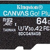 Карта памяти Kingston Canvas Go! microSDXC 64GB SDCG4/64GB