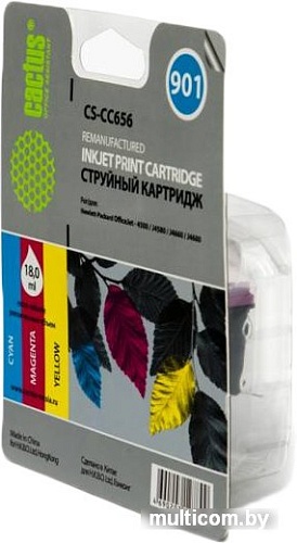 Картридж CACTUS CS-CC656 (аналог HP 901 (CC656AE))