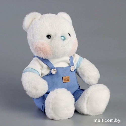 Классическая игрушка Milo Toys Little Friend Медведь в синем комбинезоне 9905631