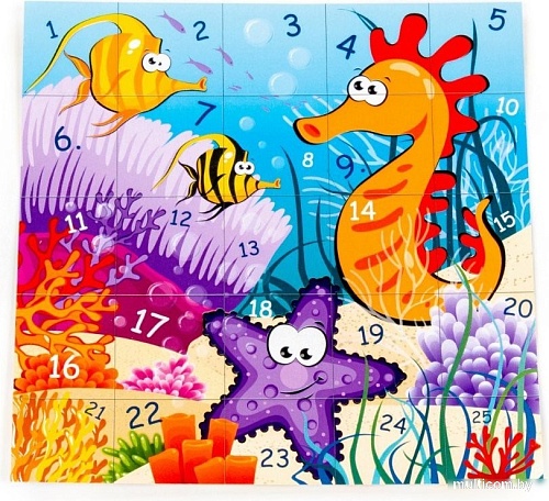 Развивающая игра Полесье Морские обитатели №4 25108