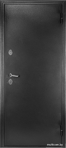 Металлическая дверь Guard Термо MG75 87х205 правая (черное серебро/серый)