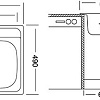 Кухонная мойка Ukinox Гранд GRP570.490 --GT8K 0C- (с сифоном)