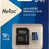 Карта памяти Netac P500 Standard 64GB NT02P500STN-064G-R + адаптер