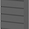 Комод Mio Tesoro Денвер 4 ящика (графит серый)