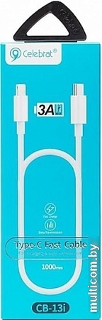 Кабель Celebrat CB-13i (белый)