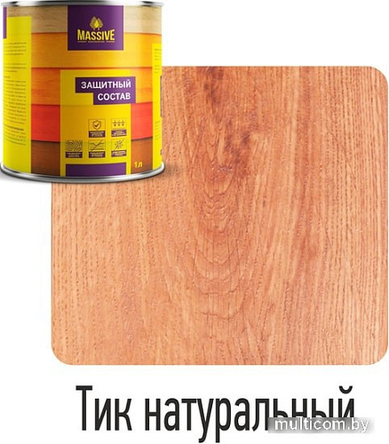Пропитка Massive Защитный Состав 3 л (тик натуральный)