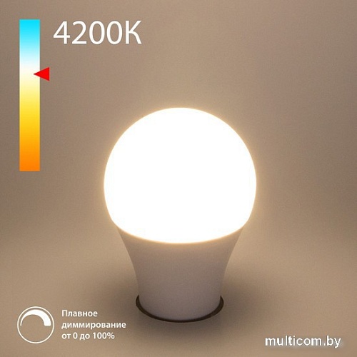 Светодиодная лампочка Elektrostandard Dimmable 9W 4200K E27 (А60) BLE2777