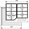 Варочная панель LEX GVG 640-1 WH