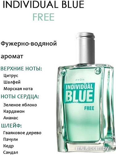 Туалетная вода Avon Individual Blue Free EdT (100 мл)