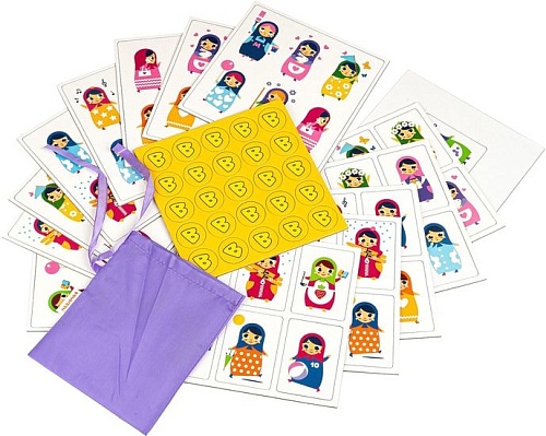 Развивающая игра Bondibon Матрешки на ладошке ВВ4247