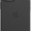 Чехол Apple MagSafe Leather Case для iPhone 12 Pro Max (черный)