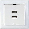 Розетка USB Mutlusan Daria 2120 449 0101 (белый)