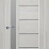 Межкомнатная дверь Юркас Вега ЧО 9 80x200 (белый, стекло мателюкс матовое)