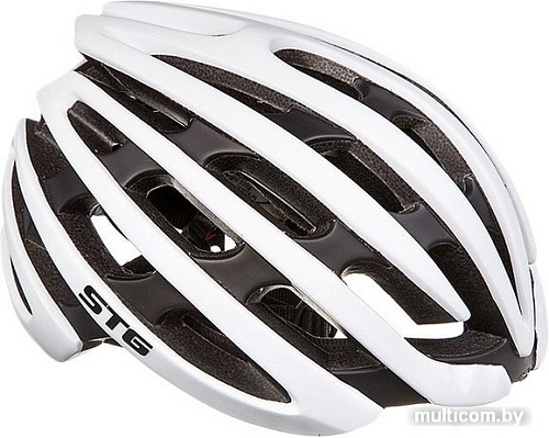 Cпортивный шлем STG HB97-B M (р. 55-58, черный/белый)