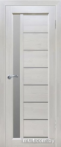 Межкомнатная дверь Юркас Вега ЧО 9 80x200 (белый, стекло мателюкс матовое)