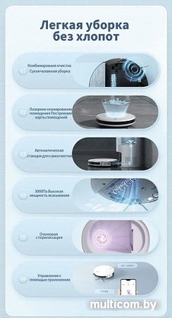 Робот-пылесос Lydsto R3 Black