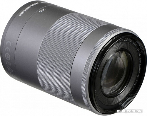 Объектив Canon EF-M 55-200mm f/4.5-6.3 IS STM (серебристый)
