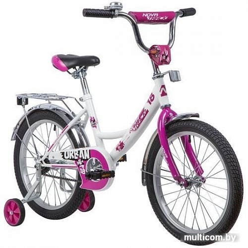 Детский велосипед Novatrack Urban 18 2019 183URBAN.WT9 (белый/сиреневый)