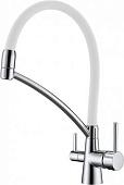 Смеситель Paulmark Siegen Si213111-CRw (хром/белый)