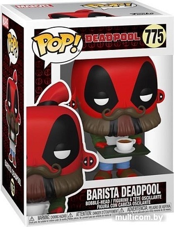 Фигурка Funko POP! Bobble Marvel Deadpool 30th Coffee Barista 54653