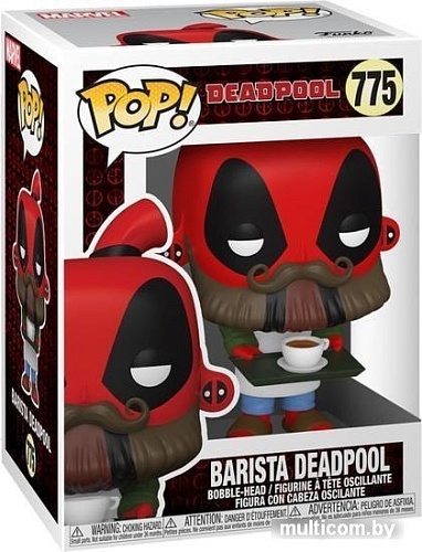 Фигурка Funko POP! Bobble Marvel Deadpool 30th Coffee Barista 54653