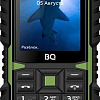 Мобильный телефон BQ-Mobile BQ-2447 Sharky (черный/зеленый)